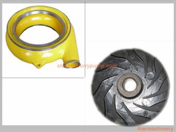 Desgaste - alto arrabio de Chrome de la mezcla del impeledor centrífugo resistente de la bomba, piezas de goma proveedor
